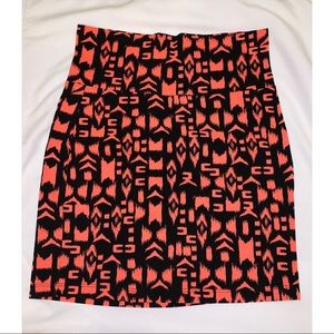 Charlotte Russe Geo-Print Skirt
